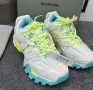 Balenciaga Track Sneaker "White/Neon Yellow/Light Blue" , снимка 6