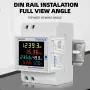 D52-2066 6-в-1 AC монитор – цифров измервател за напрежение, ток, мощност и енергия, снимка 2