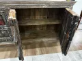 Старинен индийски масивен бюфет , снимка 8