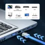Комплект от 20 броя RJ45 CAT6/CAT5e конектори позлатени 8P8C модулни щекери UTP FTP Ethernet мрежи, снимка 4