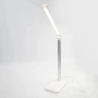 Настолна лампа SOLMIRA с подложка за безжично зареждане, 42 LED, сребриста, CE сертификат и RoHS, снимка 4