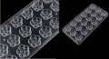18 цветя пластмасова форма Поликарбонатна отливка калъп за Шоколадови бонбони пралини, снимка 3