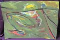 Стара Картина Беширов акрилни бои, подписана, снимка 1