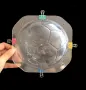 3D голяма футболна Топка Поликарбонатна отливка калъп молд шоколад Шоколадова черупка торта украса, снимка 4