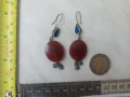 Етно обеци,карнеол,лапис,сачан,винтидж,трепка,арпалии,камък,османски,99к , снимка 7