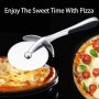 Професионален нож за пица | Стоманен кръгъл нож за рязане на пица - КОД 3813, снимка 7