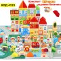 Дървен конструктор 120 части, снимка 4