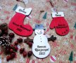 Играчки за елха от дърво с гравирано име за Коледа, снимка 1 - Декорация за дома - 30815336