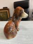 Керамично куче с глазура - Блъдхаундът. №4582, снимка 2