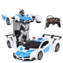 Трансформър - RC кола, която се трансформира в робот – 360° въртене и дрифт, снимка 5