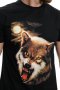 Нова мъжка тениска с дигитален печат Зъбат вълк, Пълнолуние, Серия Вълци, снимка 2