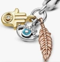 Сребърен талисман 925 за гривни Pandora-  Evil Eye charm, снимка 2