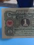Рядка банкнота една марка 1920 година Германия с червен печат за колекция - 18854, снимка 3