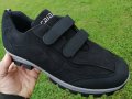  Мъжки маратонки с лепенки велкро и гумено, директно излято ходило в черно- CAIDAI, снимка 2