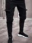 Мъжки модни тесни дънки със средна талия - 023, снимка 1