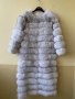 Палто на 3 части естествен косъм  , снимка 10