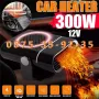 300W МОЩНА Печка за кола автомобил Духалка Парно  300 вата, снимка 1