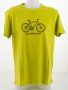 Жълто-зелена мъжка памучна тениска марка Tatuum , снимка 2