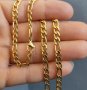 50см 60см синджир ланец мед.стомана цвят златен злато златна сребърен сребро сребърна верижка, снимка 5