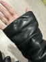 Кожено палто с косъм от лисица, снимка 2