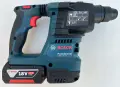 BOSCH GBH 18V-22 - Безчетков акумулаторен перфоратор 2x18V 4.0Ah като нов!, снимка 3
