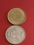 Две монети 1 frank 1962 LETZEBURG/ 10 cent 1965 HONG KONG за КОЛЕКЦИОНЕРИ 31882, снимка 1 - Нумизматика и бонистика - 44304013