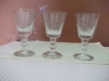 Лот от 3 бр. кристални чаши, снимка 1