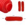 Комплект Прахоуловители за мотор, Универсален маншон, 2 бр, червен, снимка 2