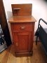 Нощно шкафче - орехов масив, българско производство 1939г., снимка 2