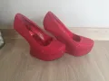Здравейте, продавам червени дамски обувки , снимка 2
