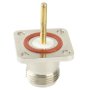 Coaxial RF N Female Adapter with Square Plate, снимка 3