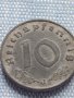 Монета 10 райхсфенинг 1940г. Германия Трети Райх с СХВАСТИКА за КОЛЕКЦИЯ 29600, снимка 3