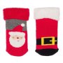 2 чифта Бебешки коледни чорапи, Дядо Коледа, снимка 1