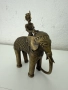 Стара индийска фигура на погонщик със слон. №7583, снимка 2