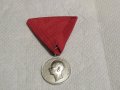 Български  сребърен Царски орден за заслуга  от времето на цар Борис III, царство България сребро, снимка 4