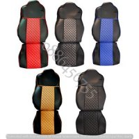 Комплект кожени калъфи тапицерия за седалки на RENAULT T, 2015-2020 , снимка 1 - Аксесоари и консумативи - 35082264