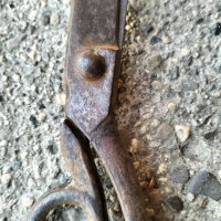 Шивашка ножица, снимка 3 - Антикварни и старинни предмети - 44416145