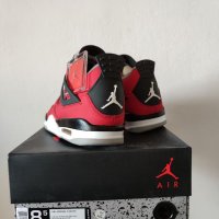 Nike Air Jordan 4 Retro Toro Bravo Red Нови Обувки Кецове Маратонки Размер 42 Номер Червени , снимка 3 - Кецове - 39312982
