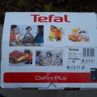 Tefal Deflini Plus Стъклена кафеварка с елементи от неръждаема стомана 10-15 чаши, 1000 W, черна , снимка 7 - Кафемашини - 31237074