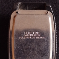 Рядък часовник ORIENTEX FLIP TOP CALCULATOR за колекция - 27000, снимка 5 - Антикварни и старинни предмети - 36542313