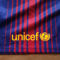 NIKE FC BARCELONA Baby Football T-Shirt Размер 12-18 месеца бебешка тениска Барселона 35-60, снимка 14 - Други - 44585385