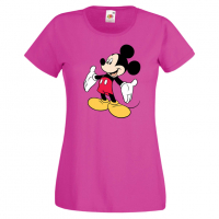 Дамска тениска Mickey Mouse 7 Мини Маус,Микки Маус.Подарък,Изненада,, снимка 7 - Тениски - 36526560