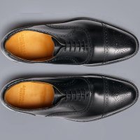 Charles Tyrwhitt Oxford / 42* / обувки от кожа и гьон / състояние: отлично, снимка 6 - Официални обувки - 35263811