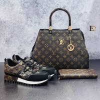 💥Louis Vuitton уникален дамски комплект💥, снимка 5 - Маратонки - 44243630