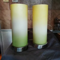 две настолни лампи в арт стил, снимка 1 - Настолни лампи - 29233872