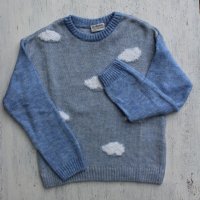 Зимен пуловер LC Waikiki на облачета/ размер 134-140/9-10г., снимка 1 - Детски пуловери и жилетки - 37164945