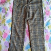 Кариран панталон на H&M номер размер М-Л , снимка 1 - Панталони - 30913352
