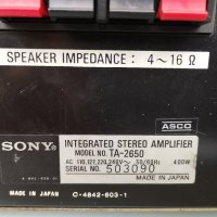 Sony TA-2650 , снимка 5 - Ресийвъри, усилватели, смесителни пултове - 40227830