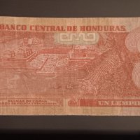 1 лемпира Хондурас 2012 , Банкнота от  Хондурас , снимка 2 - Нумизматика и бонистика - 42868352