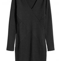 Нова черна рокля H&M, снимка 3 - Рокли - 30643541